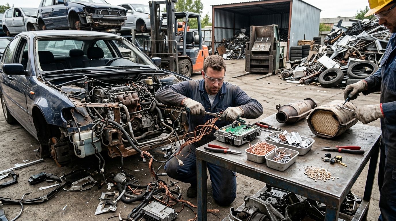 Odzysk surowc&oacute;w wt&oacute;rnych i metali szlachetnych