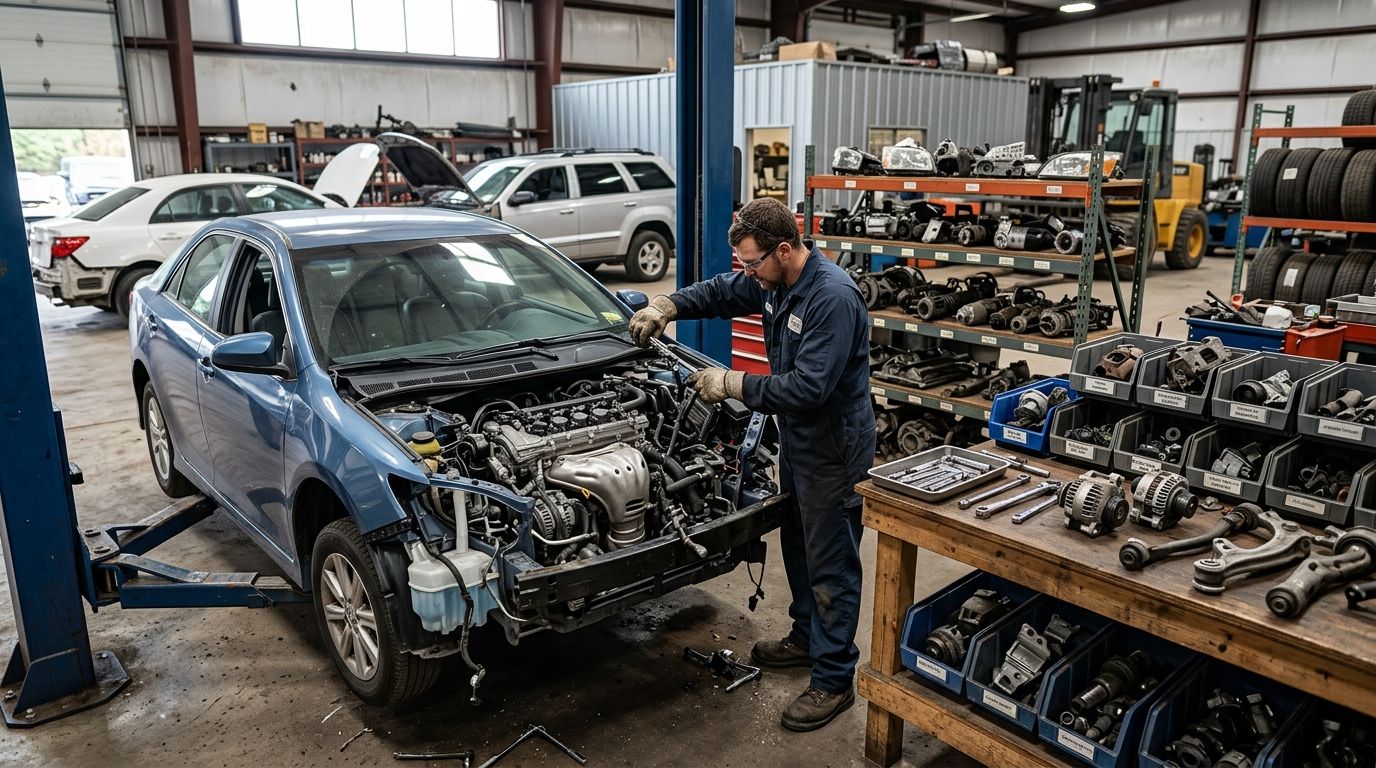 Demontaż części do ponownego użycia