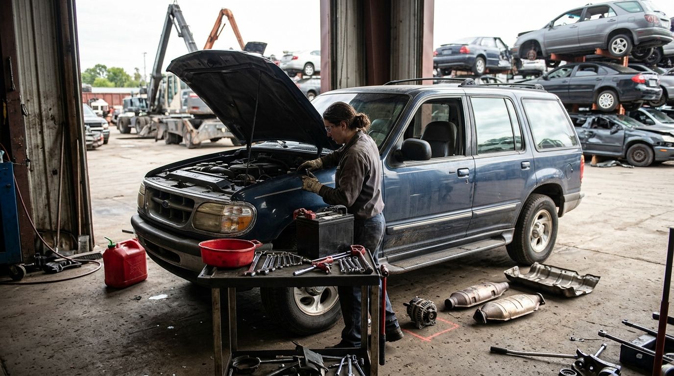 Jak przygotować SUV-a do złomowania, aby zyskać najwięcej?