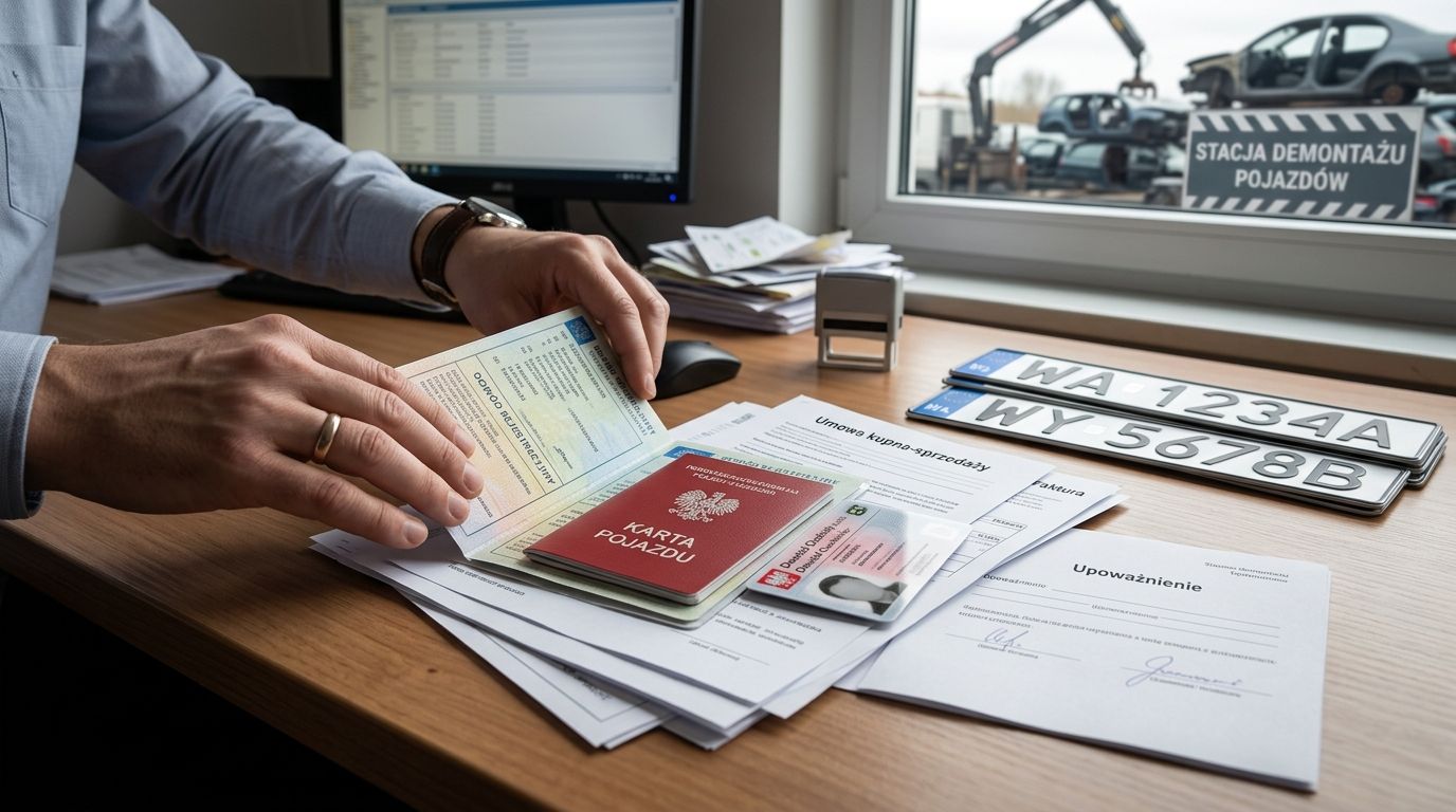Jakie dokumenty przygotować do stacji demontażu?
